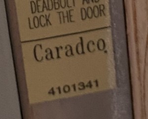 Caradco 4101341 multipoint door lock for active and inactive French doors.