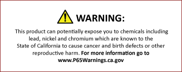 Prop65 Warning