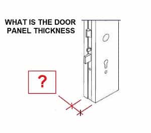 What is the door thickness