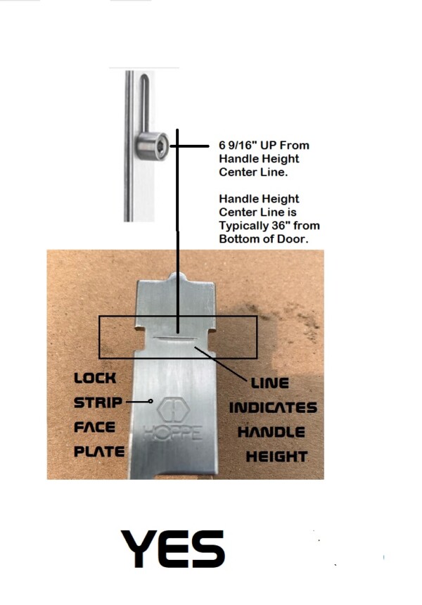 automatic release trigger on hoppe automatic locks